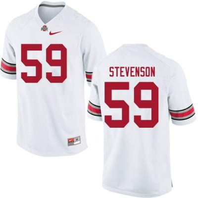 NCAA Ohio State Buckeyes Men's #59 Zach Stevenson White Nike Football College Jersey VOV4845ES